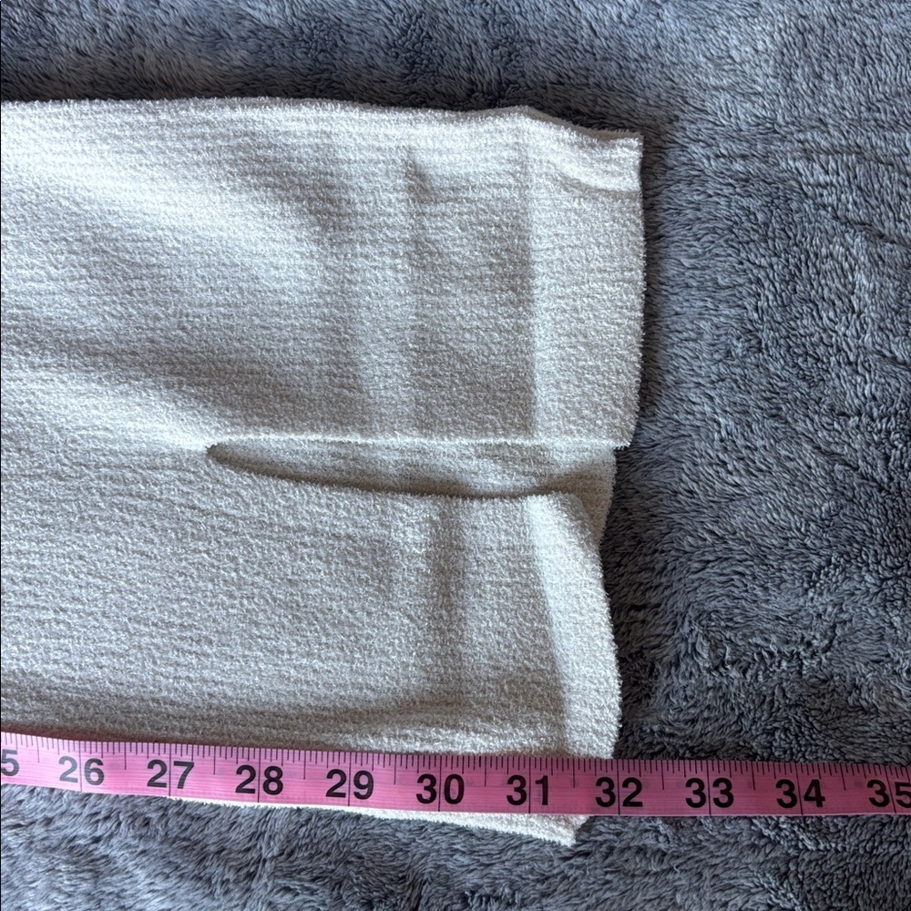 Barefoot Dreams Slim Slit Rib Pajama Pants in Almond Size X-Large NWT - Picture 9 of 10